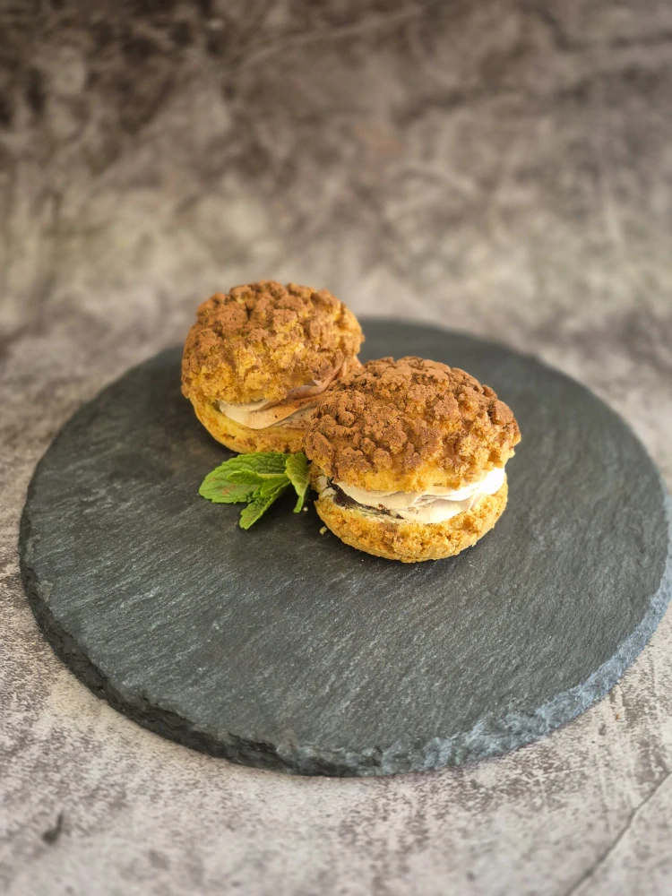 Choux větrníček- malina